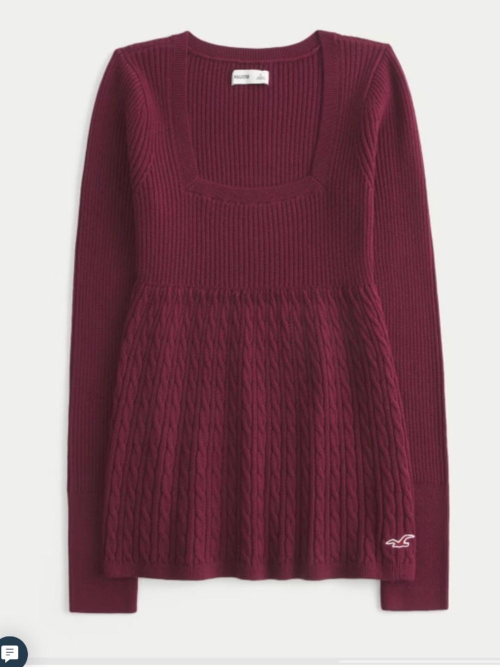 Hollister babydoll top